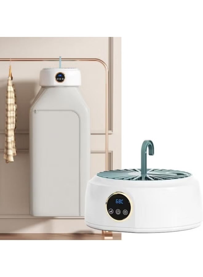 Portable Clothes Dryer Mini Portable Dryer for Apartments,RV and Travelling Foldable Electric Drying Machine with Dry Bag Mini Laundry Dryers with Timer - Image 1